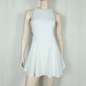 Lululemon Court Crush Tennis Dress Size 8 White